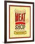 Meat Shop Design-MiloArt-Framed Art Print