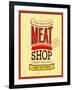 Meat Shop Design-MiloArt-Framed Art Print