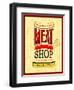 Meat Shop Design-MiloArt-Framed Art Print