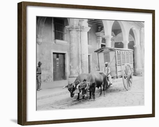 Meat Wagon, Havana, Cuba-null-Framed Photo