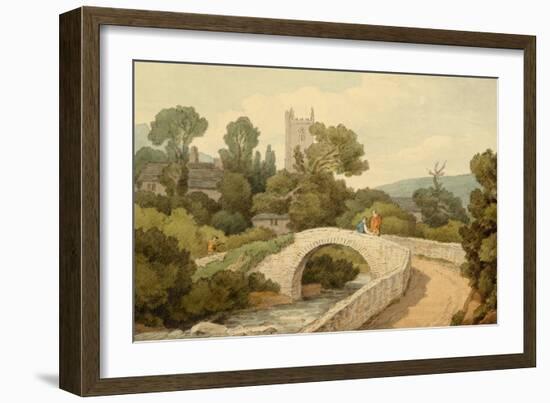 Meavy pencil, pen, grey ink and watercolor-John White Abbott-Framed Giclee Print