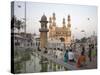 Mecca Masjid Mosque, Hyderabad, Andhra Pradesh State, India-Marco Cristofori-Stretched Canvas