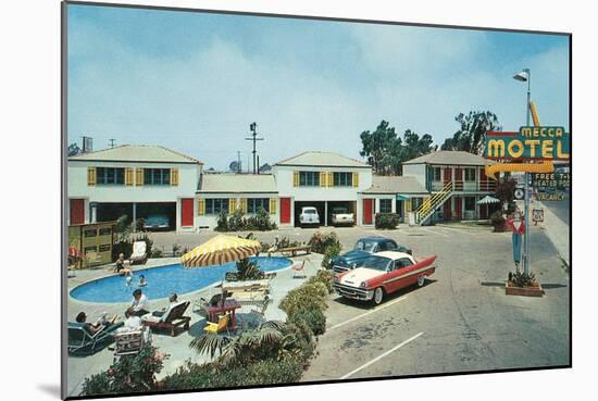 Mecca Motel-null-Mounted Art Print