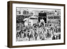 Mecca's Great Mosque, Mecca, Saudi Arabia, 1922-null-Framed Giclee Print