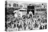 Mecca's Great Mosque, Mecca, Saudi Arabia, 1922-null-Stretched Canvas