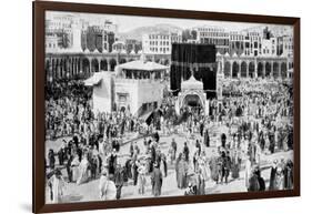 Mecca's Great Mosque, Mecca, Saudi Arabia, 1922-null-Framed Giclee Print