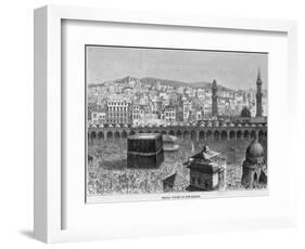 Mecca with Thousands of Pilgrims-null-Framed Photographic Print