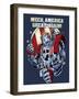 Mecha Trump Amazon-FlyLand Designs-Framed Giclee Print