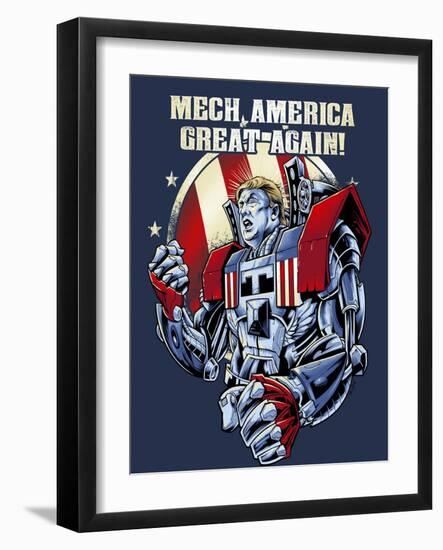 Mecha Trump Amazon-FlyLand Designs-Framed Giclee Print