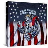 Mecha Trump Rageon-FlyLand Designs-Stretched Canvas