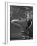 Mechanic Testing the Radio Equipment Attached to the C39 Cargo Plane-Carl Mydans-Framed Photographic Print