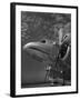 Mechanic Testing the Radio Equipment Attached to the C39 Cargo Plane-Carl Mydans-Framed Photographic Print