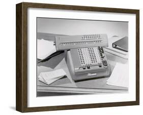 Mechanical Calculator-Science Source-Framed Giclee Print