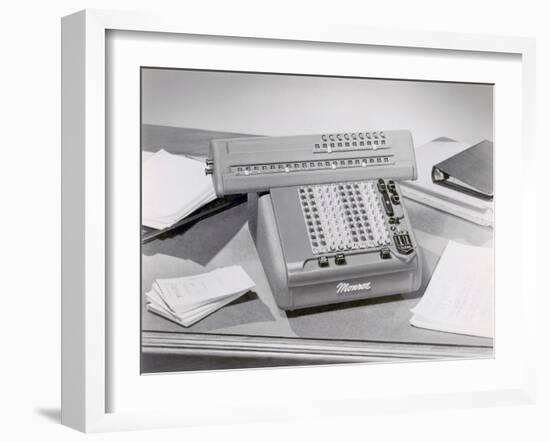 Mechanical Calculator-Science Source-Framed Giclee Print