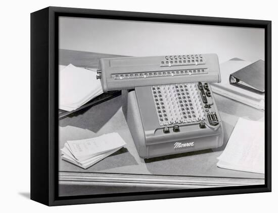 Mechanical Calculator-Science Source-Framed Stretched Canvas