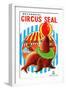 Mechanical Circus Seal-null-Framed Art Print