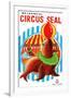 Mechanical Circus Seal-null-Framed Art Print
