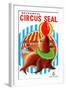 Mechanical Circus Seal-null-Framed Art Print