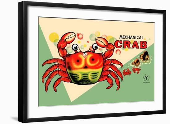 Mechanical Crab-null-Framed Art Print