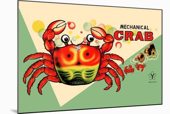 Mechanical Crab-null-Mounted Art Print