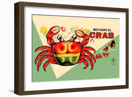 Mechanical Crab-null-Framed Art Print