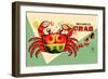 Mechanical Crab-null-Framed Art Print