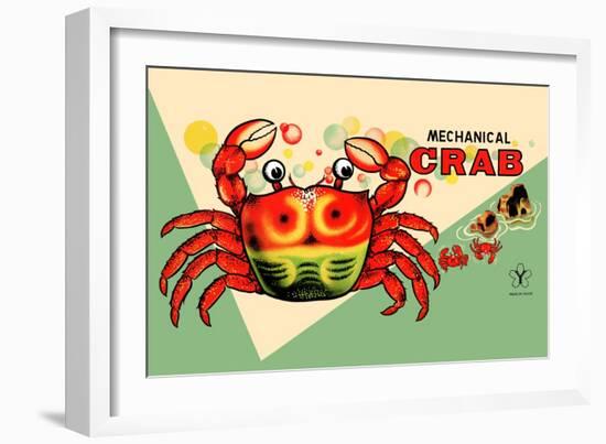 Mechanical Crab-null-Framed Art Print
