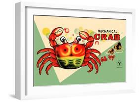 Mechanical Crab-null-Framed Art Print