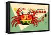 Mechanical Crab-null-Framed Stretched Canvas