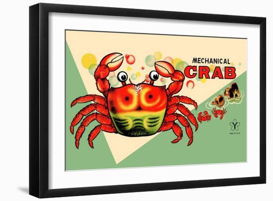 Mechanical Crab-null-Framed Art Print