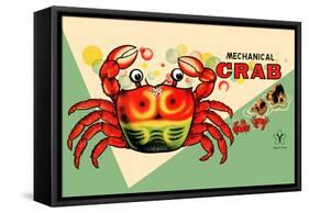 Mechanical Crab-null-Framed Stretched Canvas