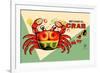 Mechanical Crab-null-Framed Art Print