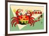 Mechanical Crab-null-Framed Art Print