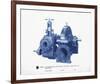 Mechanical Cyanotype I-Chris Dunker-Framed Giclee Print