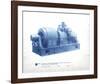 Mechanical Cyanotype V-Chris Dunker-Framed Giclee Print