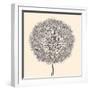 Mechanical Dandelion.-RYGER-Framed Art Print