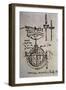 Mechanical Drawings No.3-Leonardo da Vinci-Framed Giclee Print