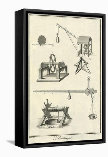 Mechanical Elements, 1777-null-Framed Stretched Canvas