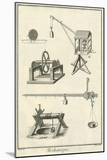 Mechanical Elements, 1777-null-Mounted Giclee Print