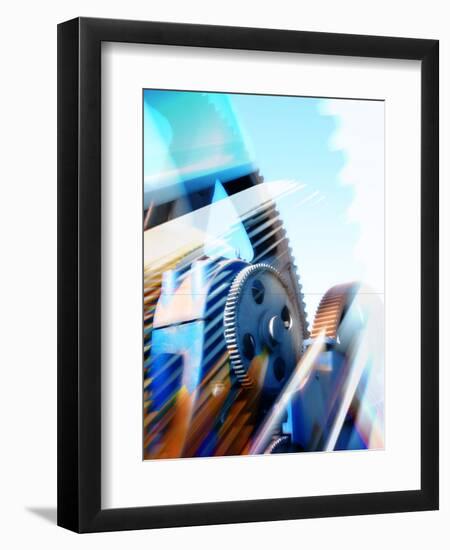 Mechanical Gears-PASIEKA-Framed Premium Photographic Print