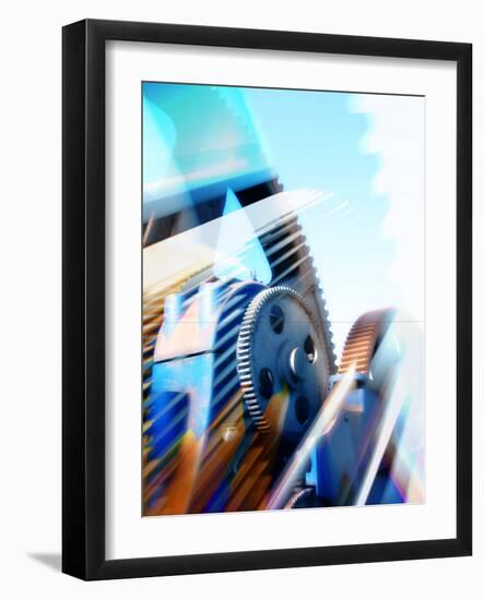 Mechanical Gears-PASIEKA-Framed Photographic Print