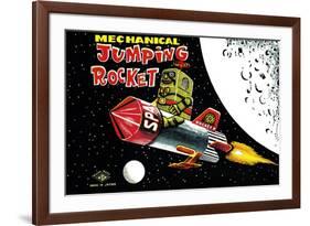 Mechanical Jumping Rocket-null-Framed Premium Giclee Print