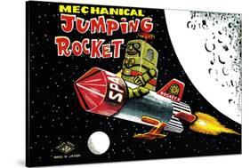 Mechanical Jumping Rocket-null-Stretched Canvas