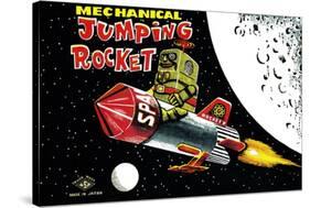 Mechanical Jumping Rocket-null-Stretched Canvas