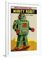 Mechanical Mighty Robot-null-Framed Art Print