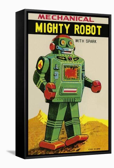 Mechanical Mighty Robot-null-Framed Stretched Canvas