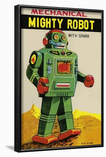 Mechanical Mighty Robot-null-Framed Art Print