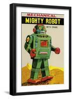 Mechanical Mighty Robot-null-Framed Art Print