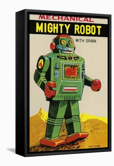 Mechanical Mighty Robot-null-Framed Stretched Canvas