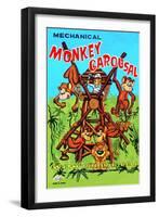 Mechanical Monkey Carousal-null-Framed Art Print